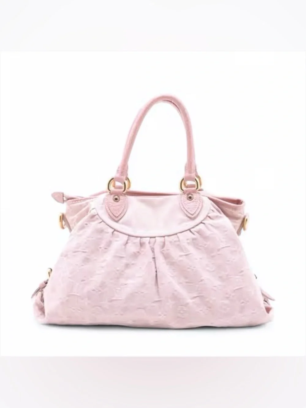 Louis Vuitton Monogram Denim Neo Cabby MM Pink M95836 Limited Edition